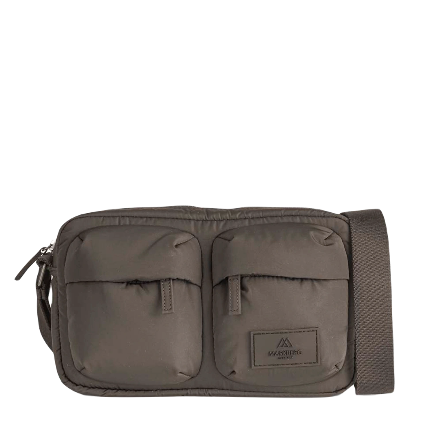 markberg beat crossbody taske, brun