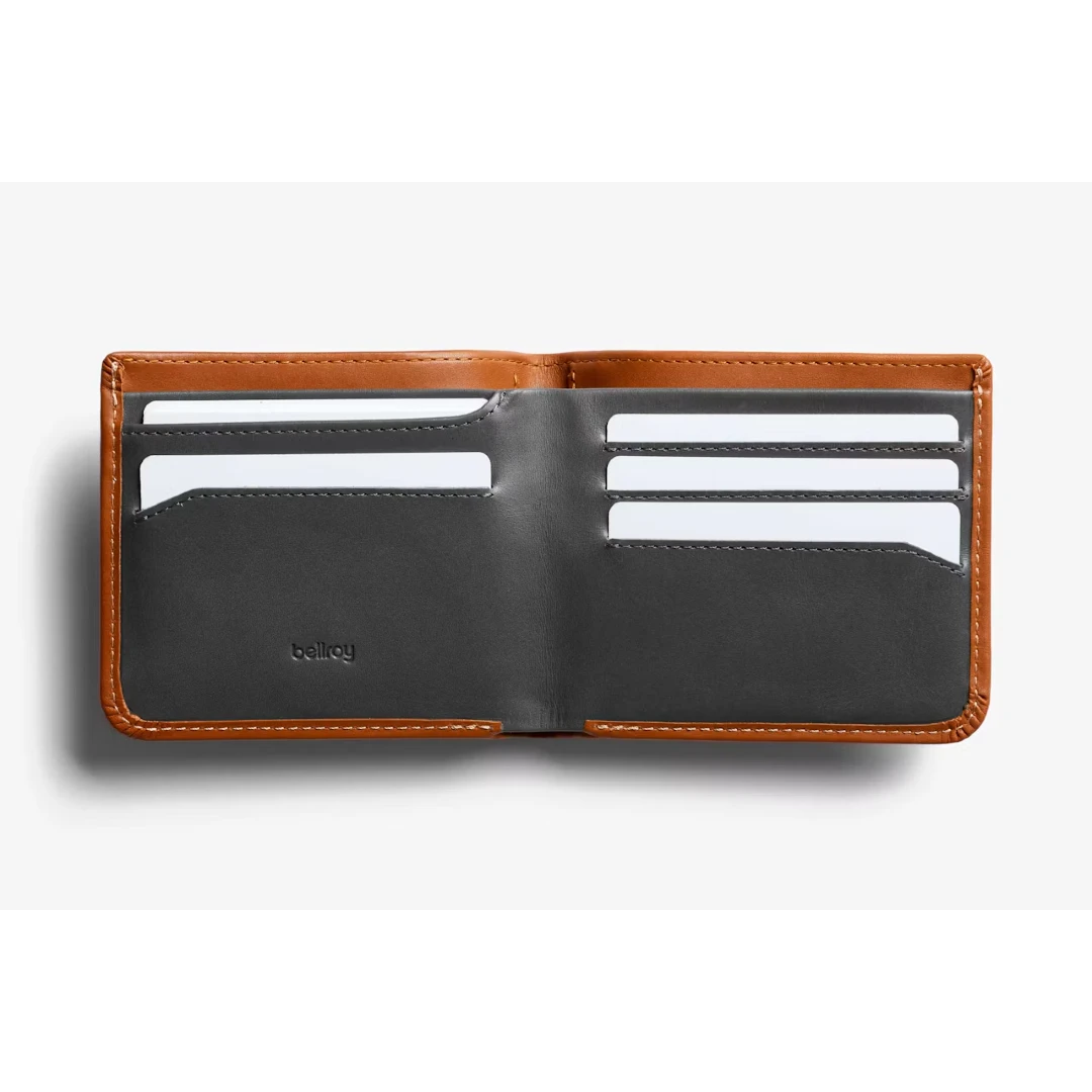 Bellroy hide and seek læderpung hi caramel medkort