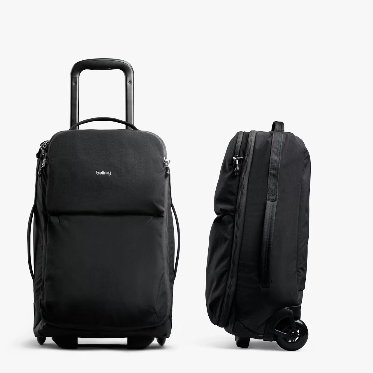 Bellroy Lite CarryOn Sort forfa og fra siden
