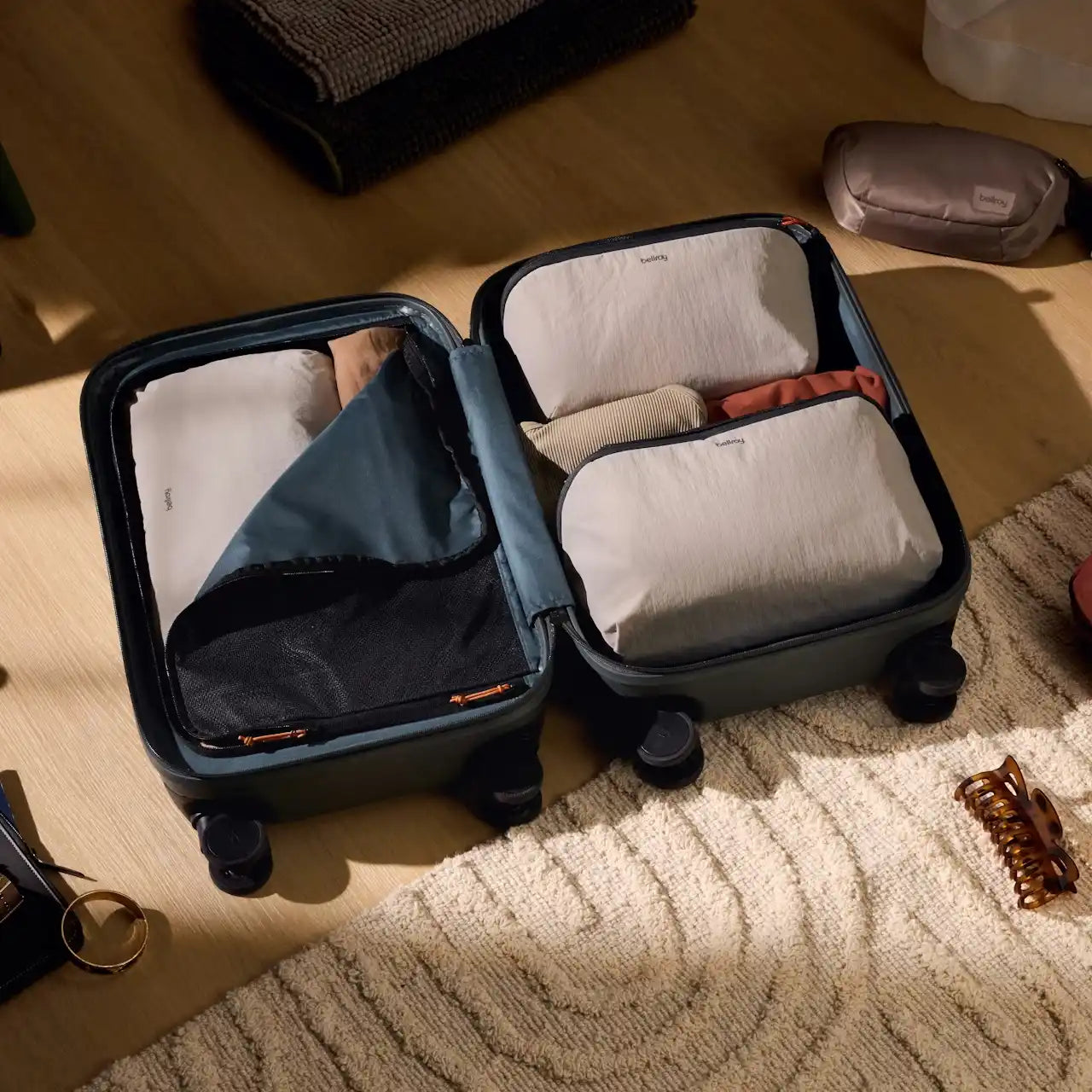 Bellroy lite packing cube 6L, Ash i Carry On