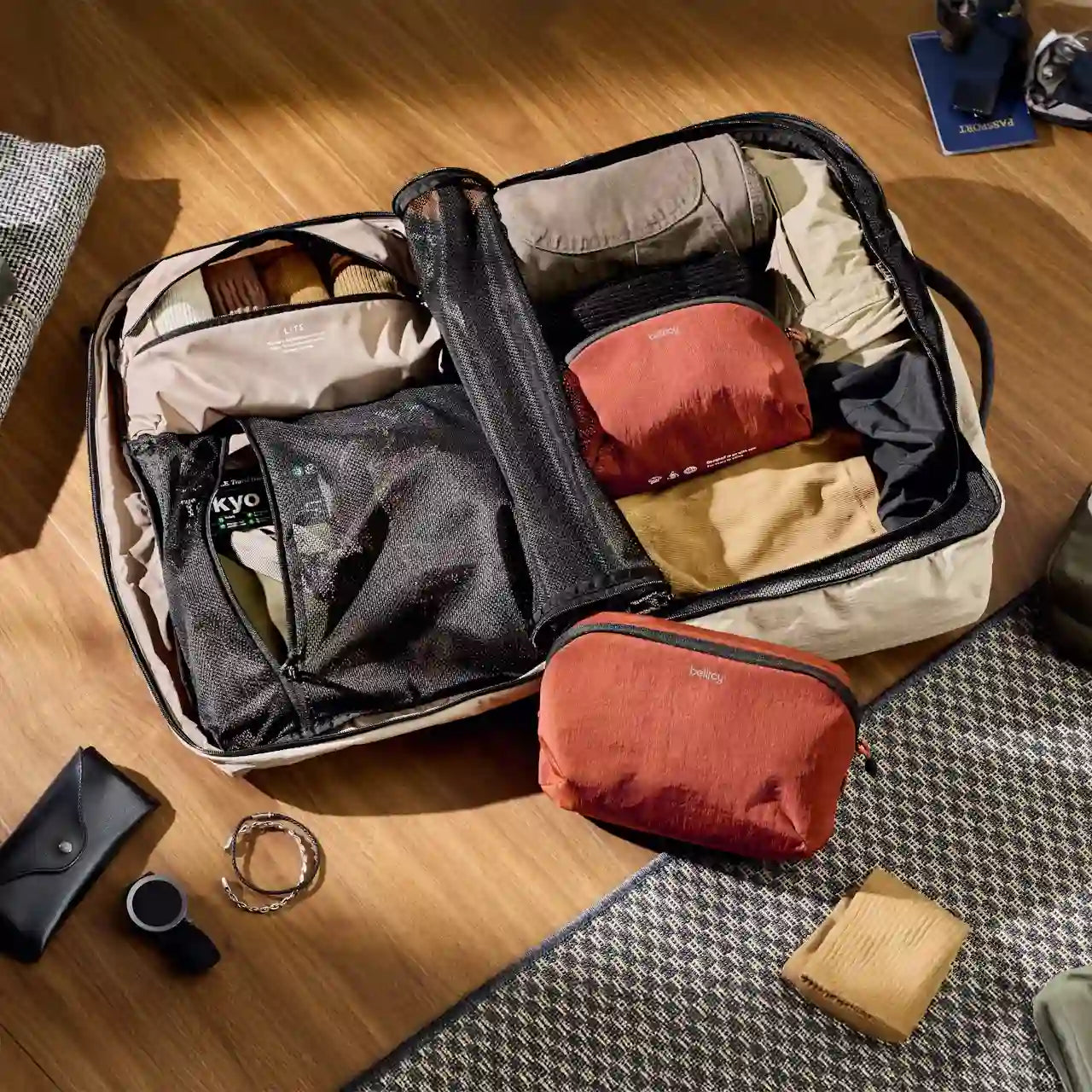 Bellroy Packing Pouches Clay