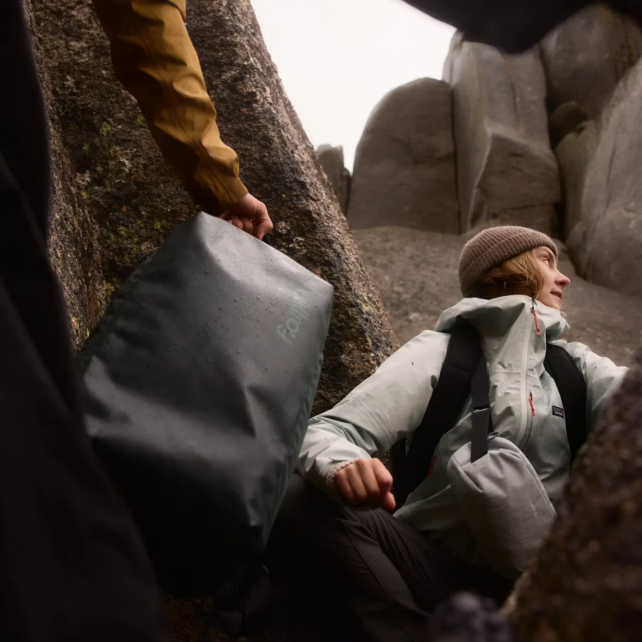 Bellroy Venture Grab Pack Sort, på tur