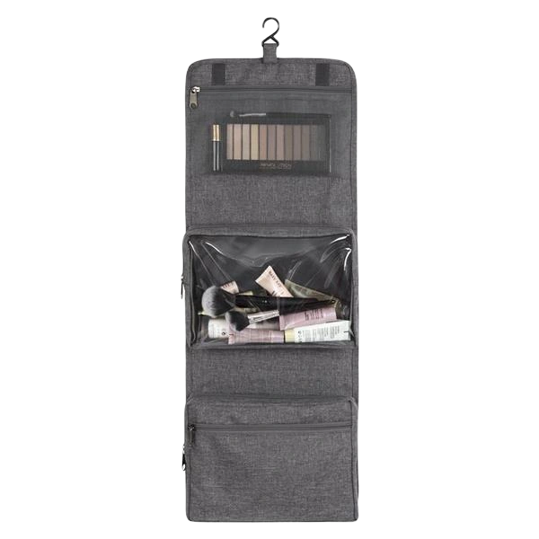 hængende toilettaske åben