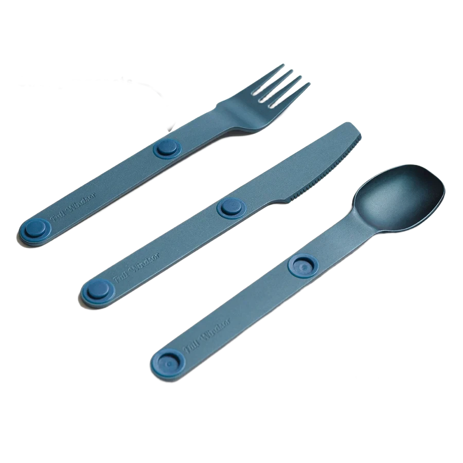 Full Windsor Magware bestiksæt, blå