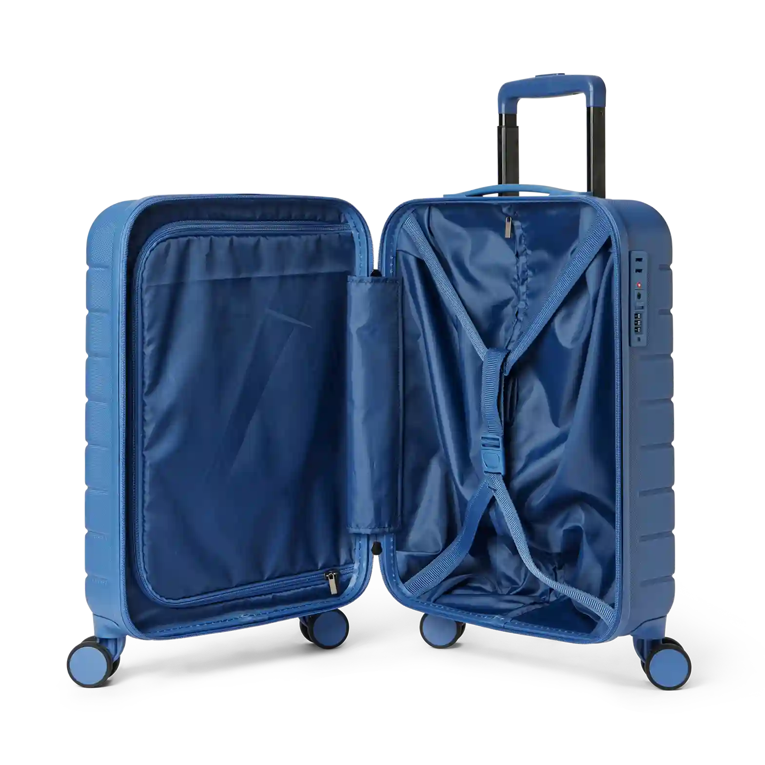 Day tonal kabinekuffert-bijou-blue, åben