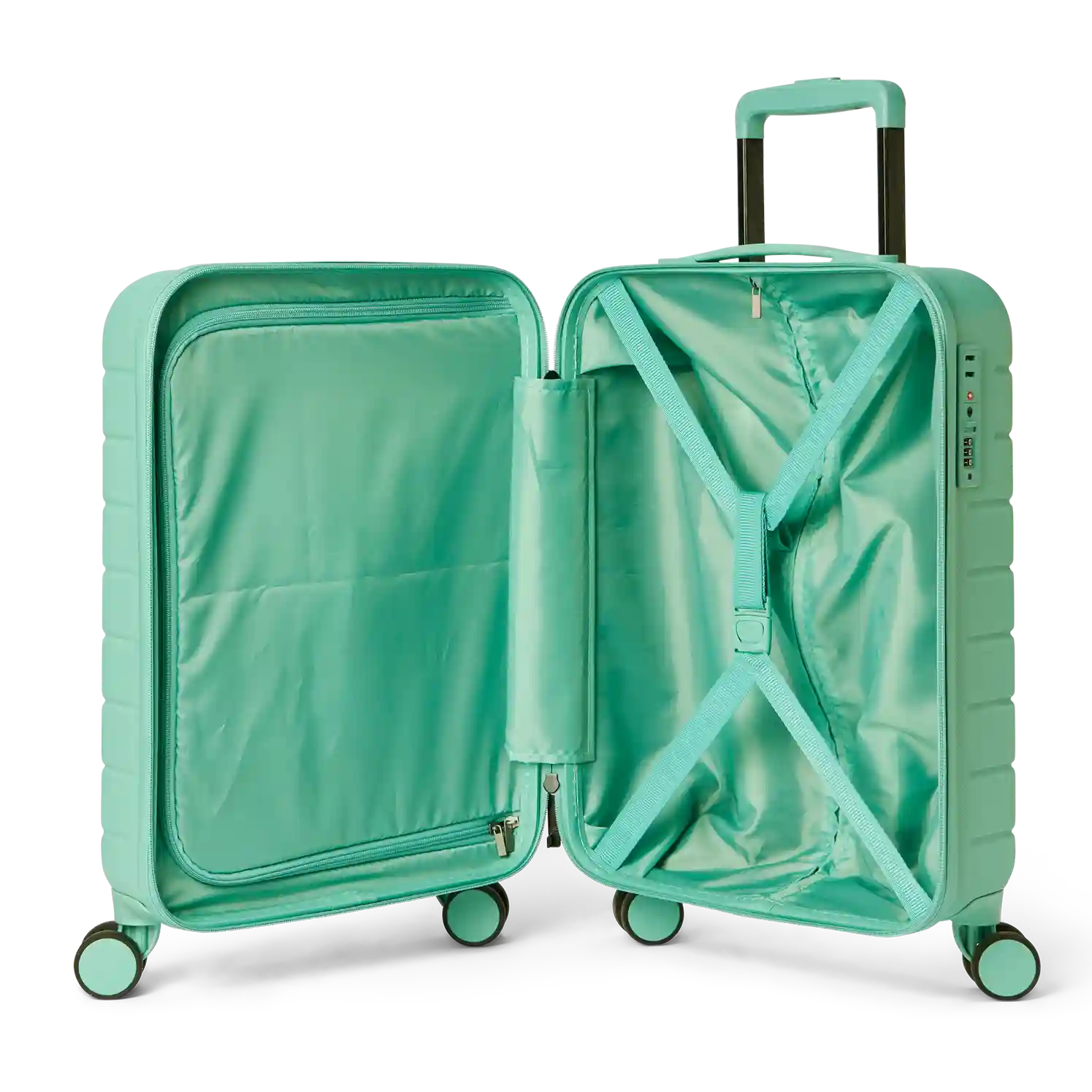 Day Tonal Kabinekuffert Canton Green, åben