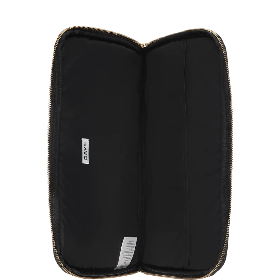 Day Flotile 13 computersleeve, sort, åben