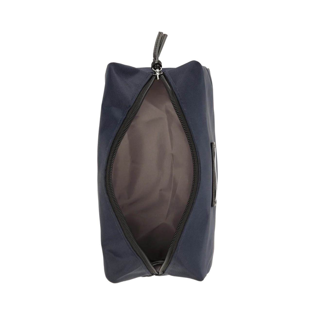 day toilettaske i marineblå åben