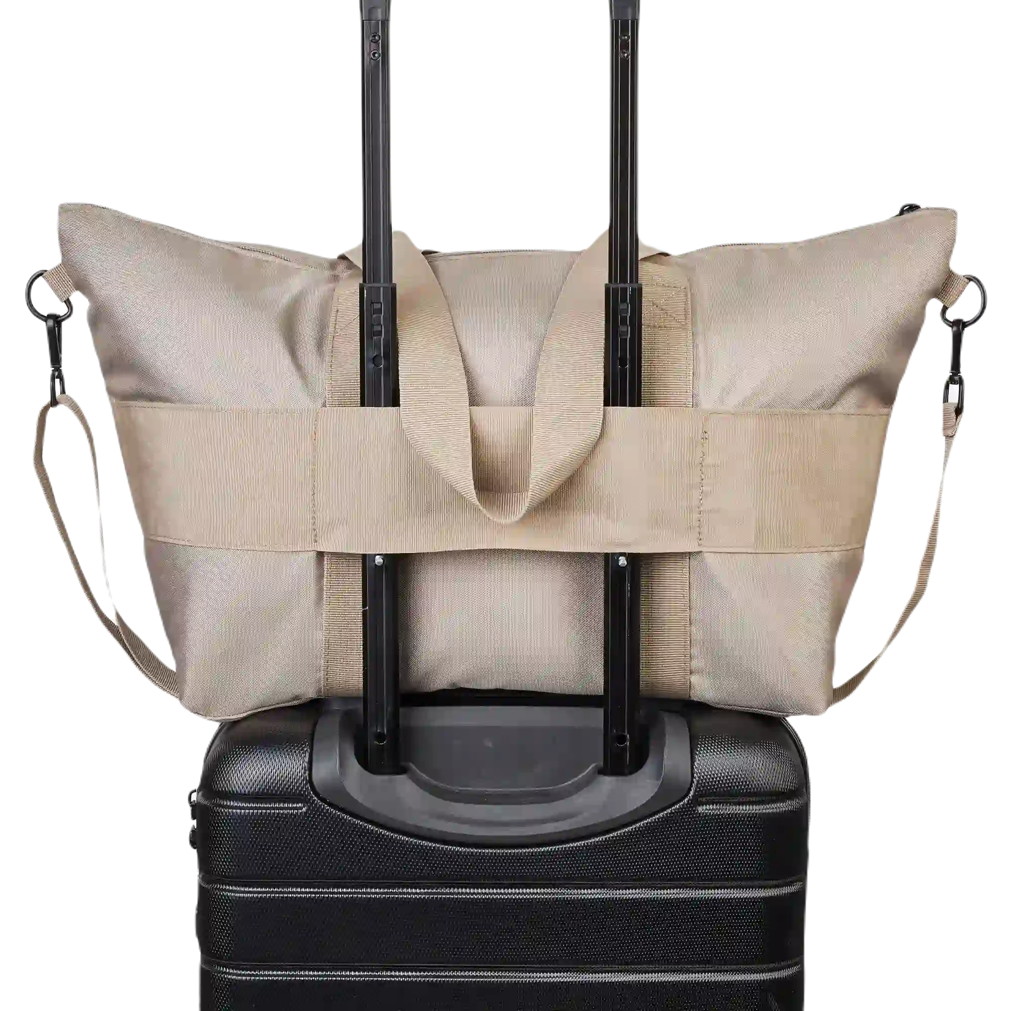 Day Tonal Carry On Bag Moonrock, på sort kuffert