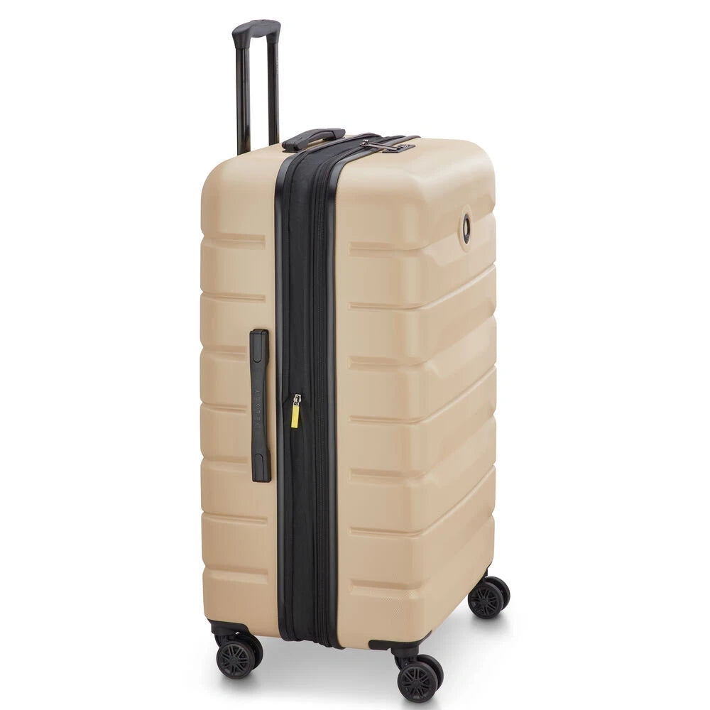 Delsey Air Amour stor 76 cm kuffert, sandfarvet, fra siden