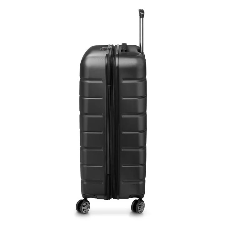 Delsey Air Amour Stor 77 cm sort kuffert, fra siden