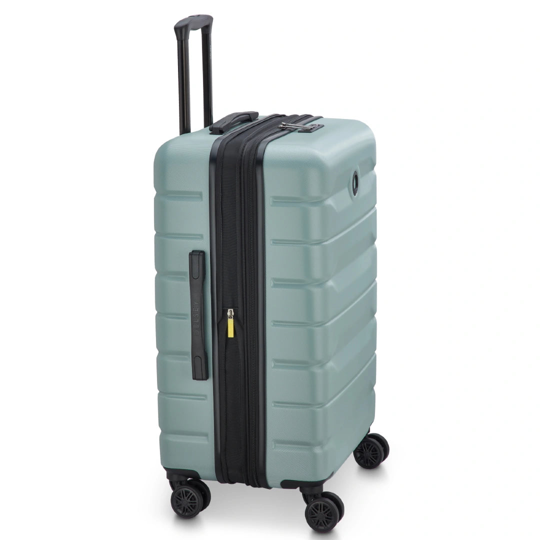 Delsey Air Amour Medium 66 cm kuffert grøn, fra siden
