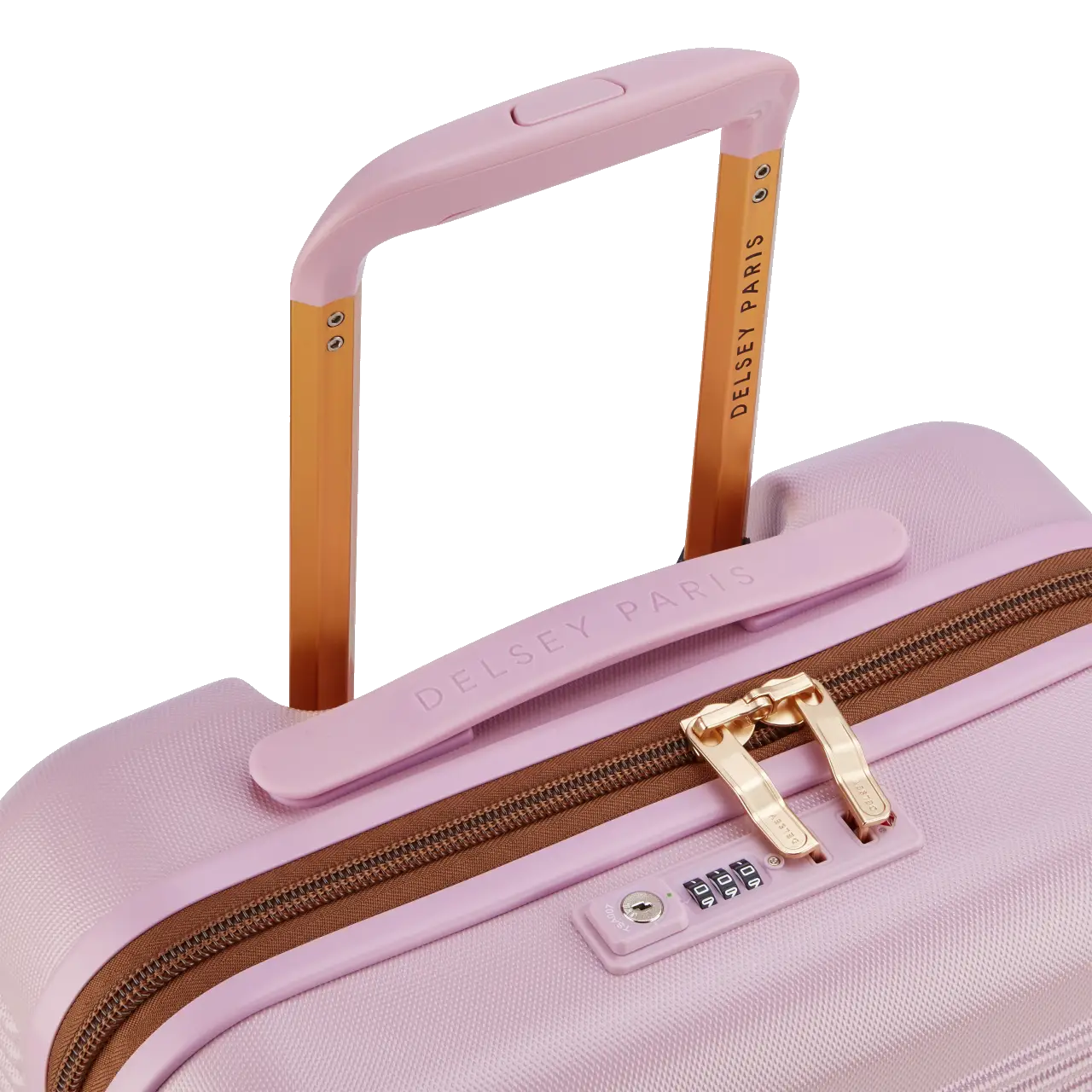 Delsey Freestyle Kabinekuffert, pink, håndtag