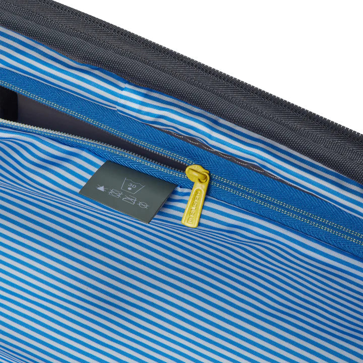 delsey lutece slim kabinekuffert med ekspension 55x40x20-22 cm, grafit, for