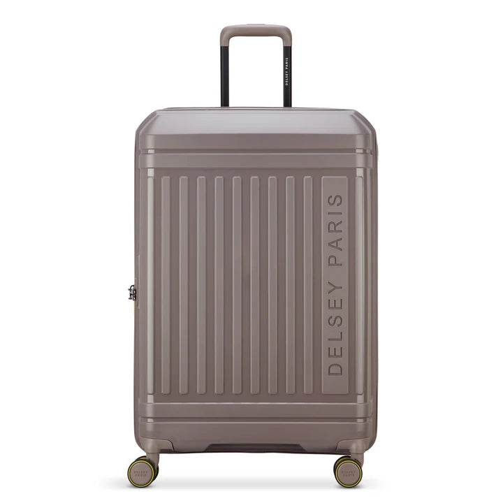 Delsey Lutece stor brun 76 cm kuffert, forfra