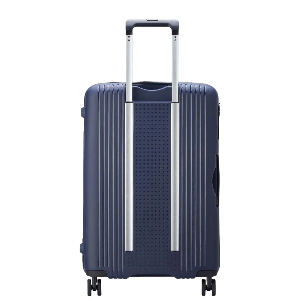 Delsey Ordener kuffert 66 cm, blå, bagfra