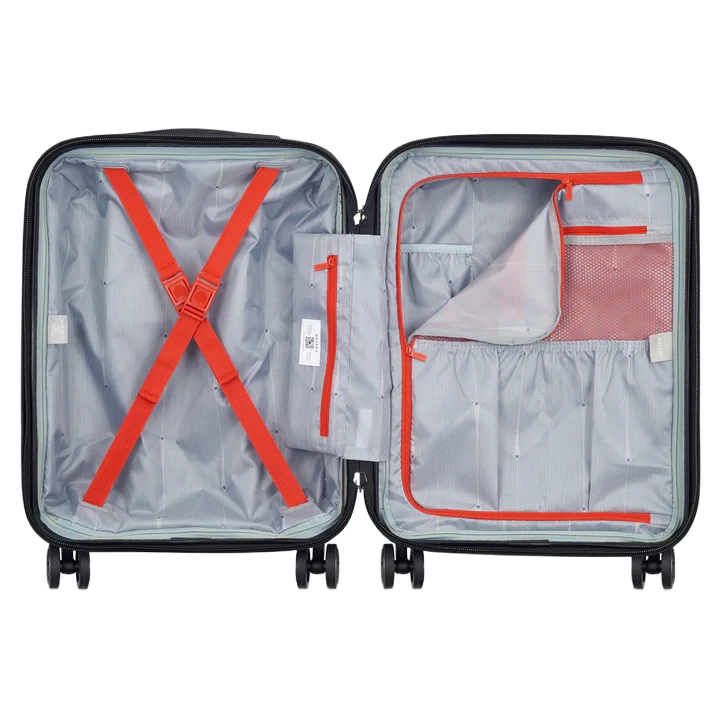 delsey shadow rød kabinekuffert slim, for