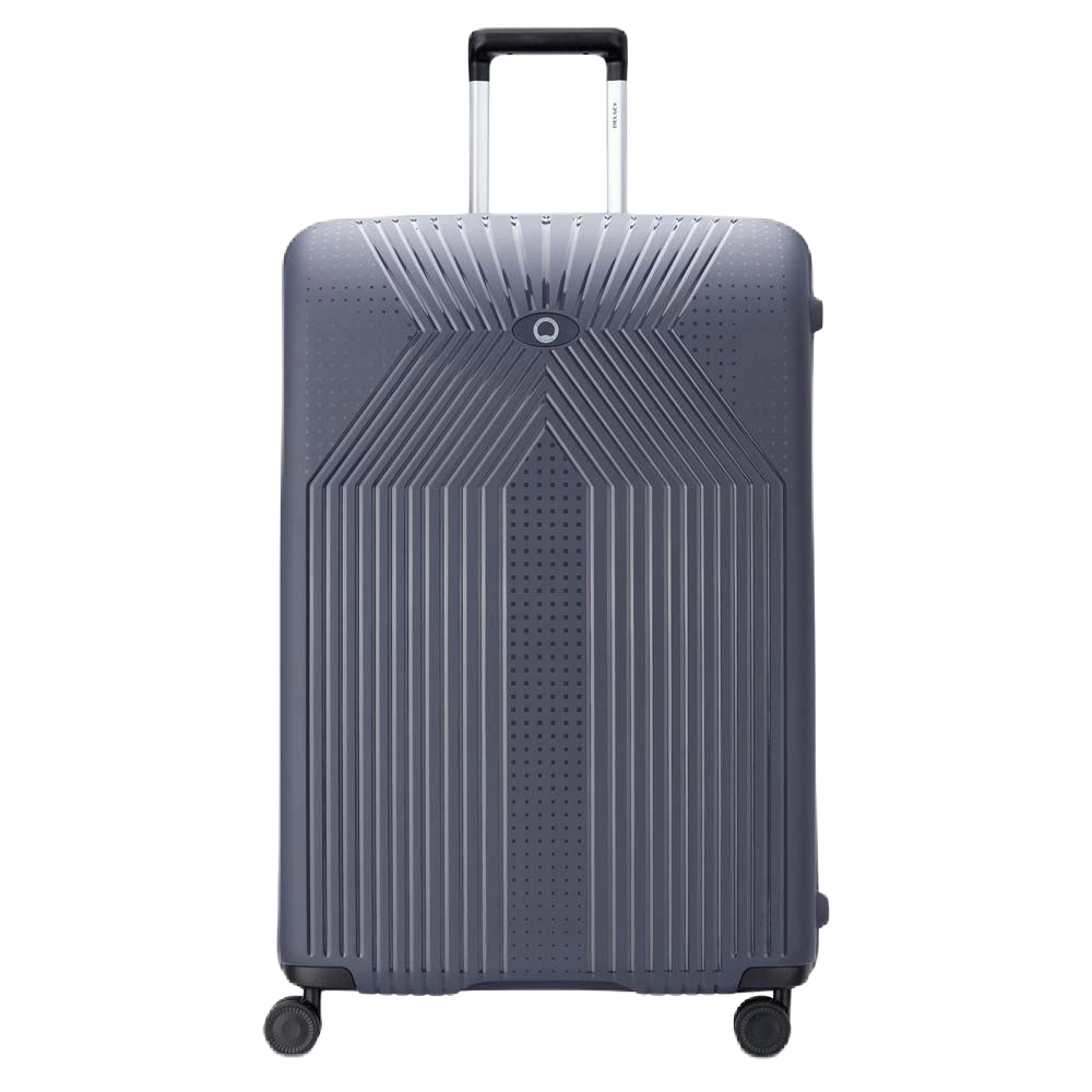 Delsey ordener kuffert 77cm stor antracit, forfra