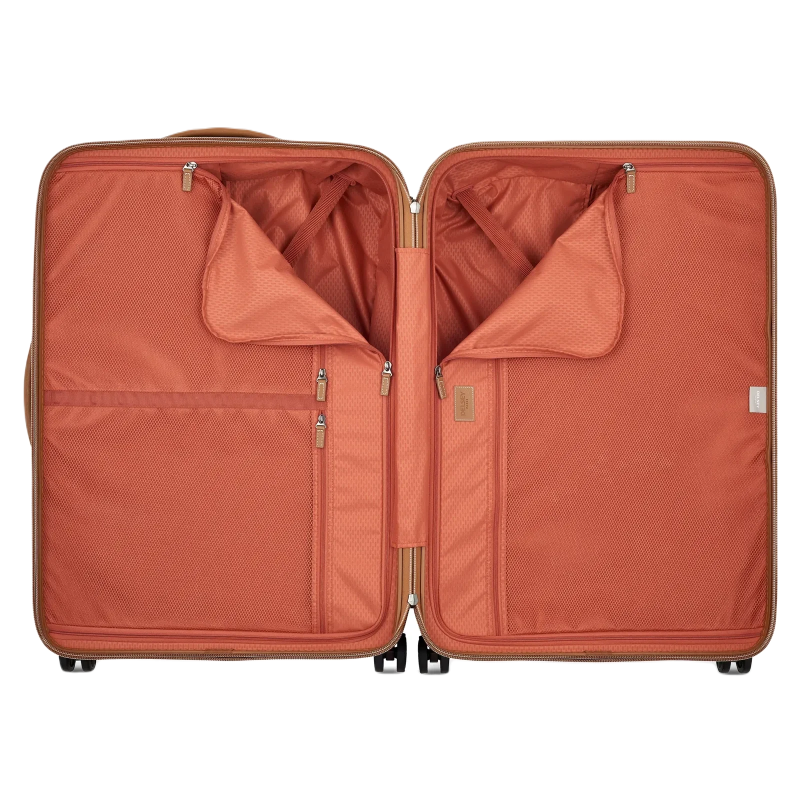 delsey chatelet air kuffert 77cm, brun, åben