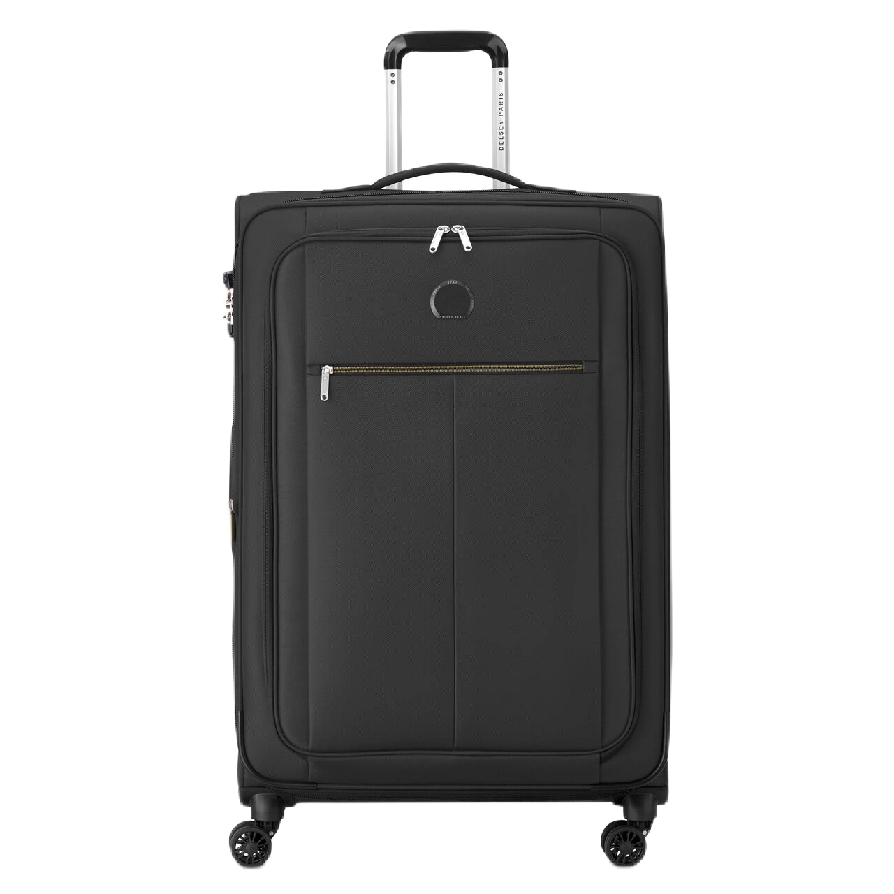 delsey pin up 6 kuffert medium sort forfra