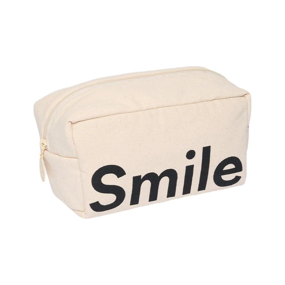 Designletters Rejse Toilettaske Hvid Blacksmile