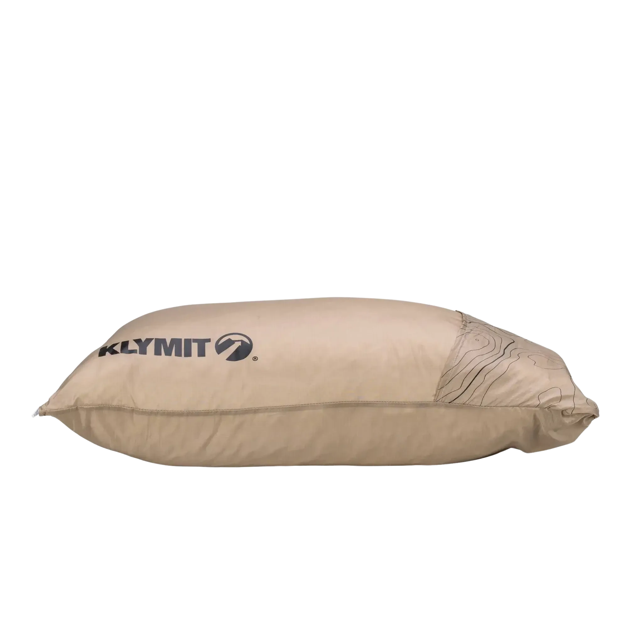 Klymit Drift Camp Pillow tan, fra siden