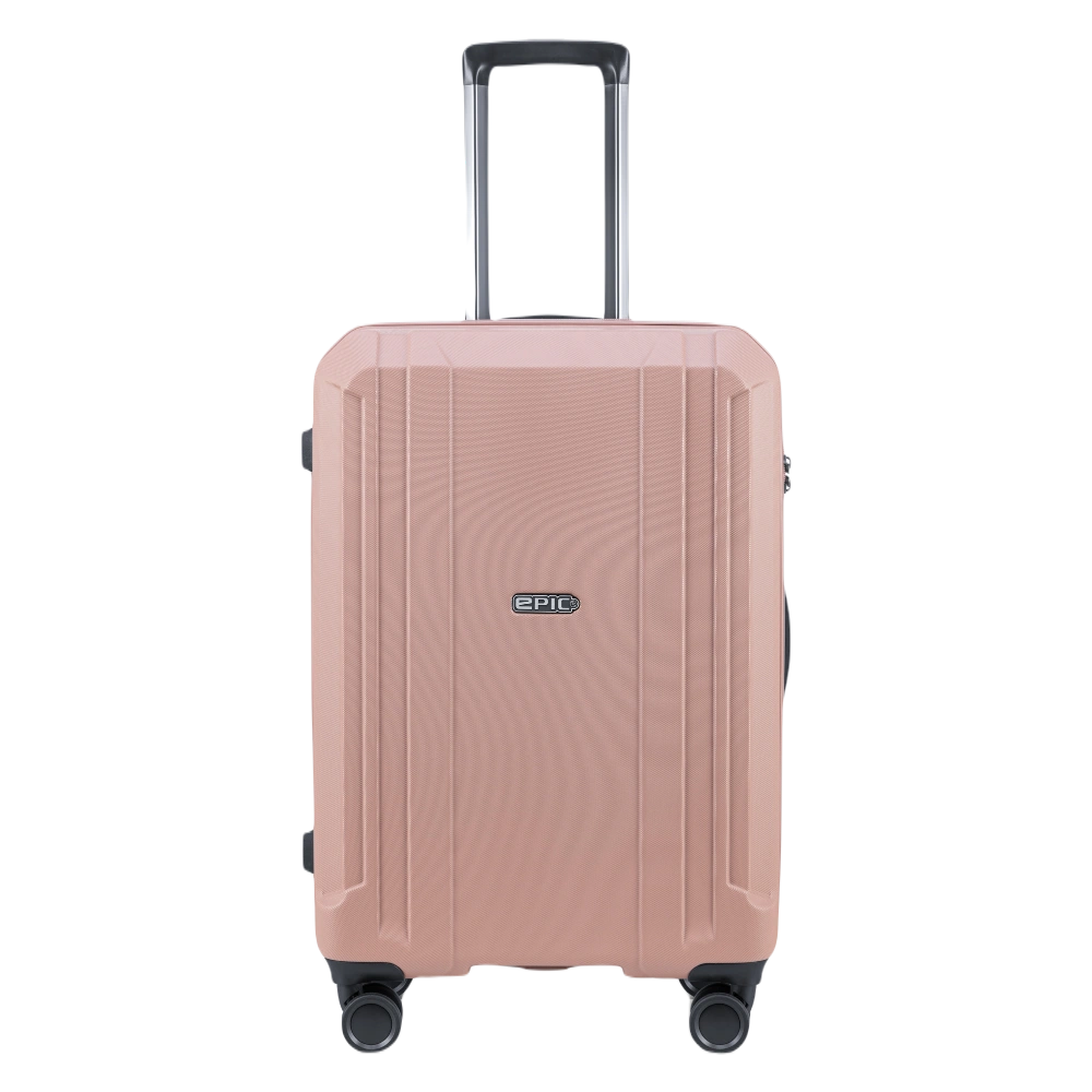 epic airwave neo kuffert i farven ibis rose i medium størrelse set forfra