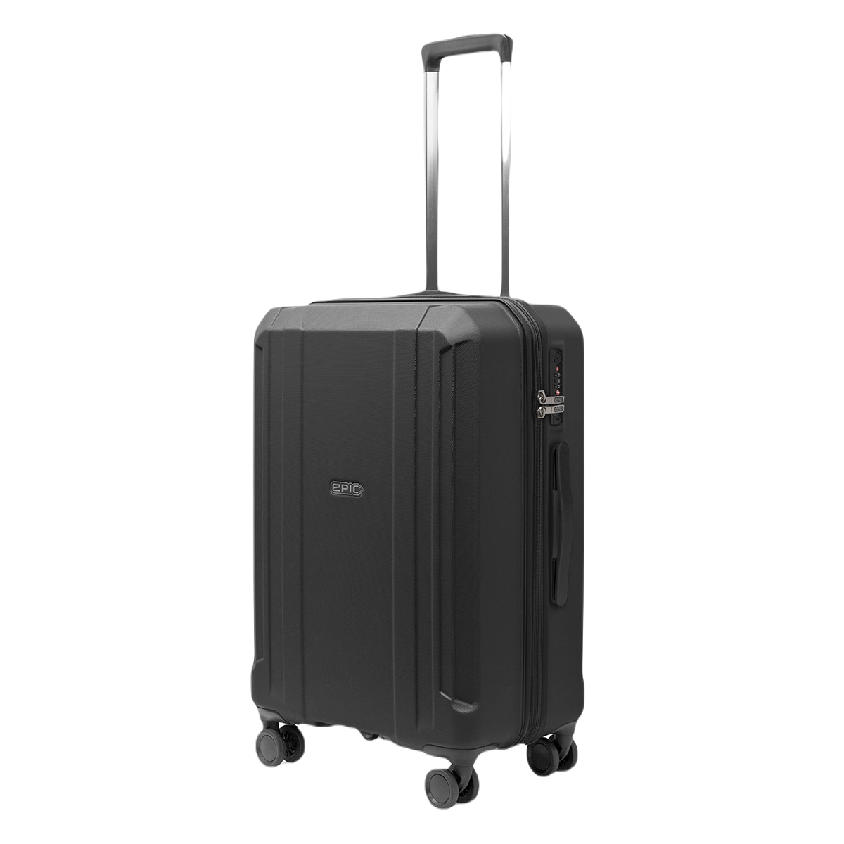 Epic airwave neo sort medium størrelse kuffert, i profil