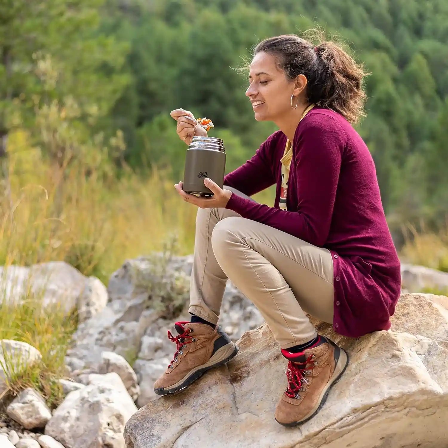 Esbit Classic Thermo Food Jug, 750 ml, Olivengrøn