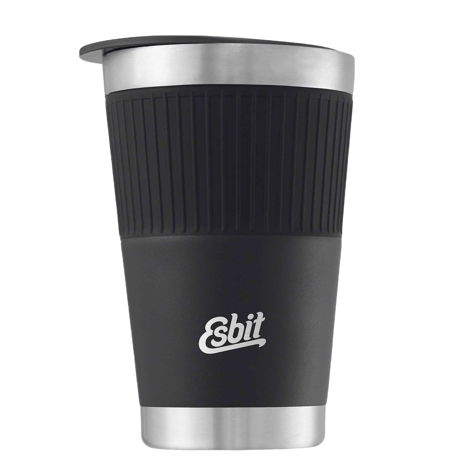 Esbit Sculptor termokrus. sort 550ml set forfra med logo
