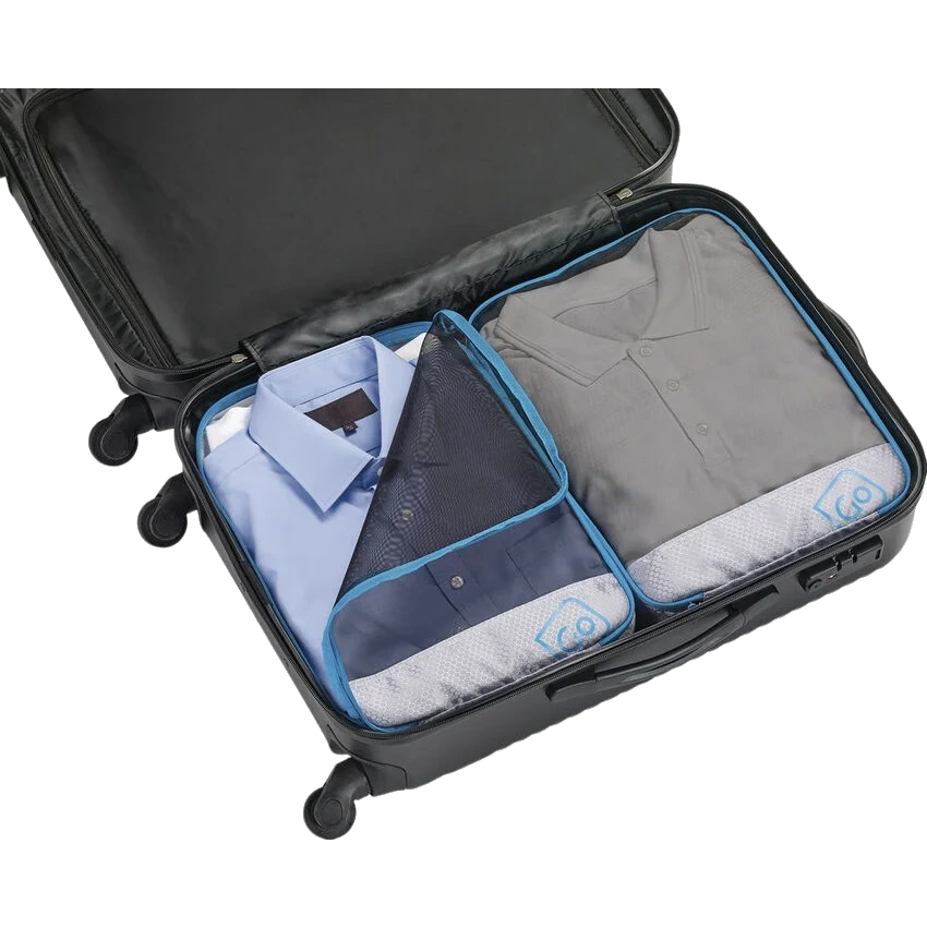 go travel pakkeposer sæt med 2 i kuffert