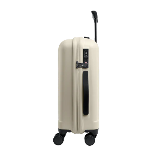 gotbag kabinekuffert creme, fra siden