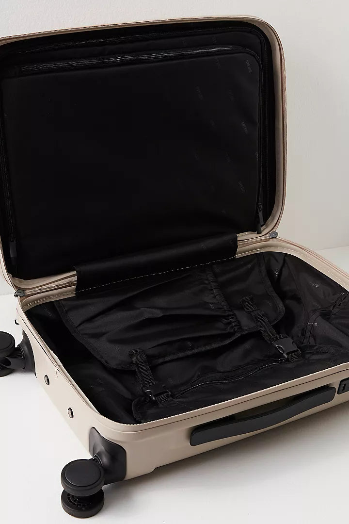 gotbag kabinekuffert creme, åben