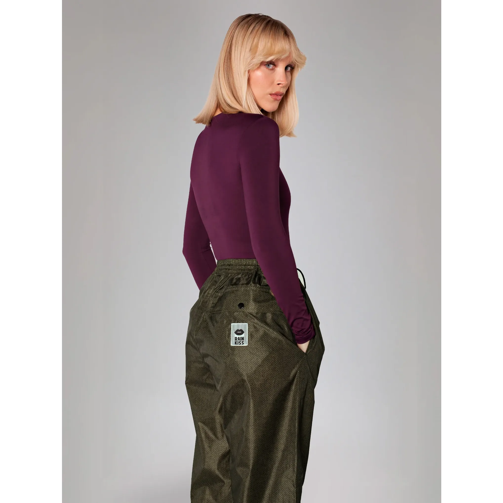 Rainkiss regnbukser Herringbone