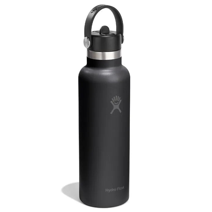 Hydro Flask Flex Straw Cap Flaske 621 ml Sort Tonal