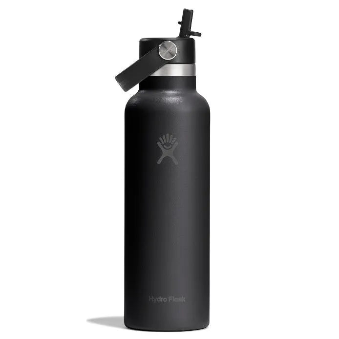 Hydro Flask Flex Straw Cap Flaske 621 ml Sort Tonal