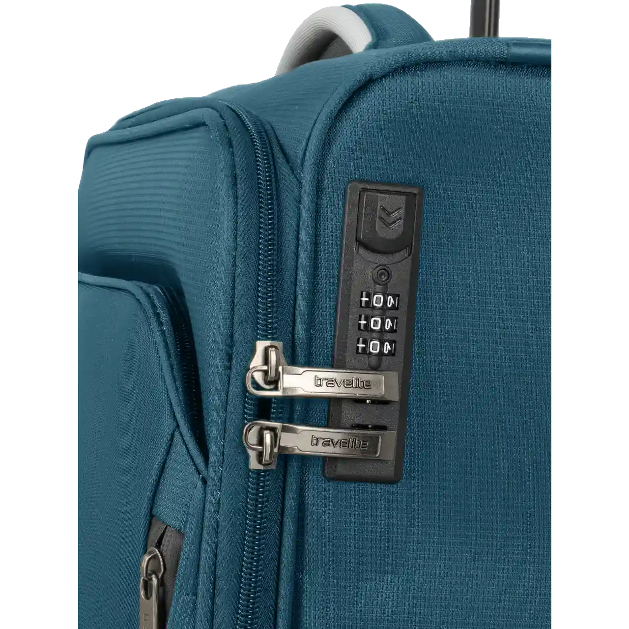 travelite jetpack multilight 4 cabin petrol, lås