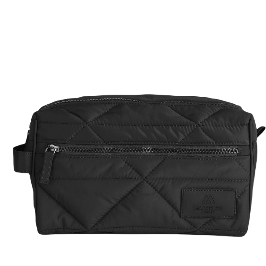 Markberg josefine toilettaske diamond puffer, sort