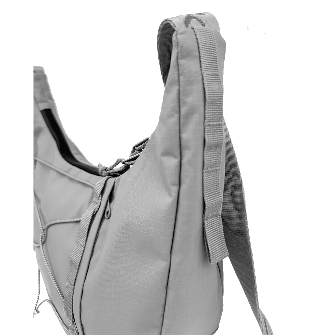 kintob haze taske lysegrå, detalje