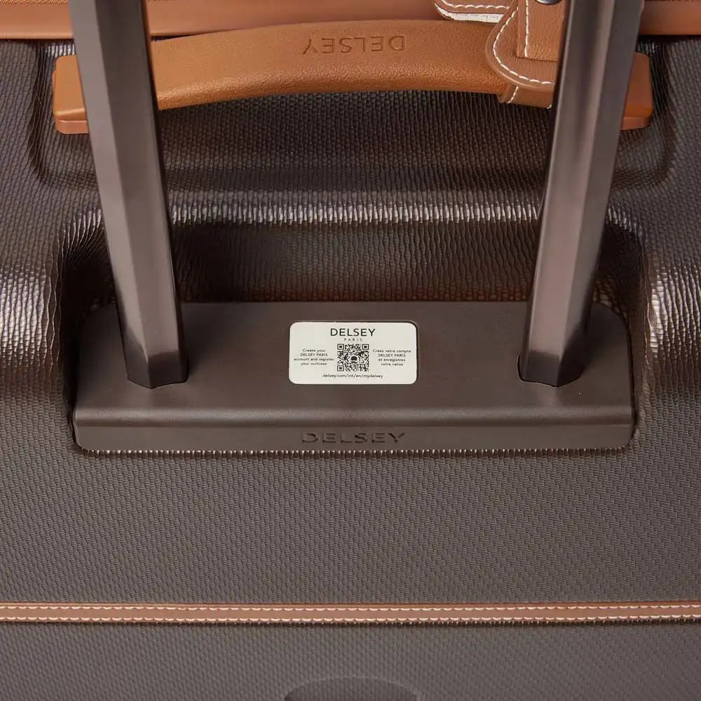 Delsey Chatelet air 2.0 brun træk og QR-kode