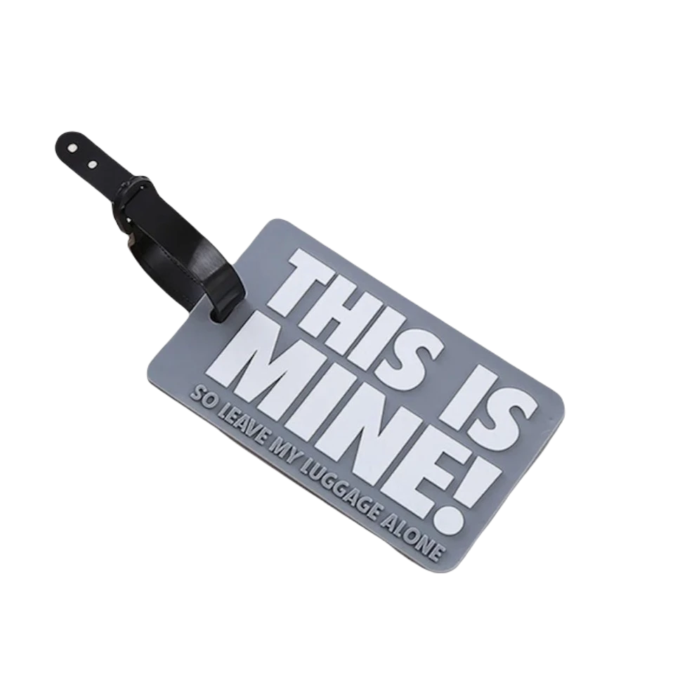 kuffertmærke, This is mine, grå