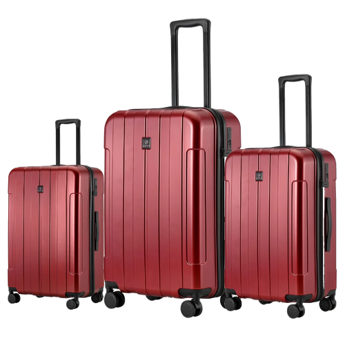 Adax kuffertsæt - 3 røde kufferter