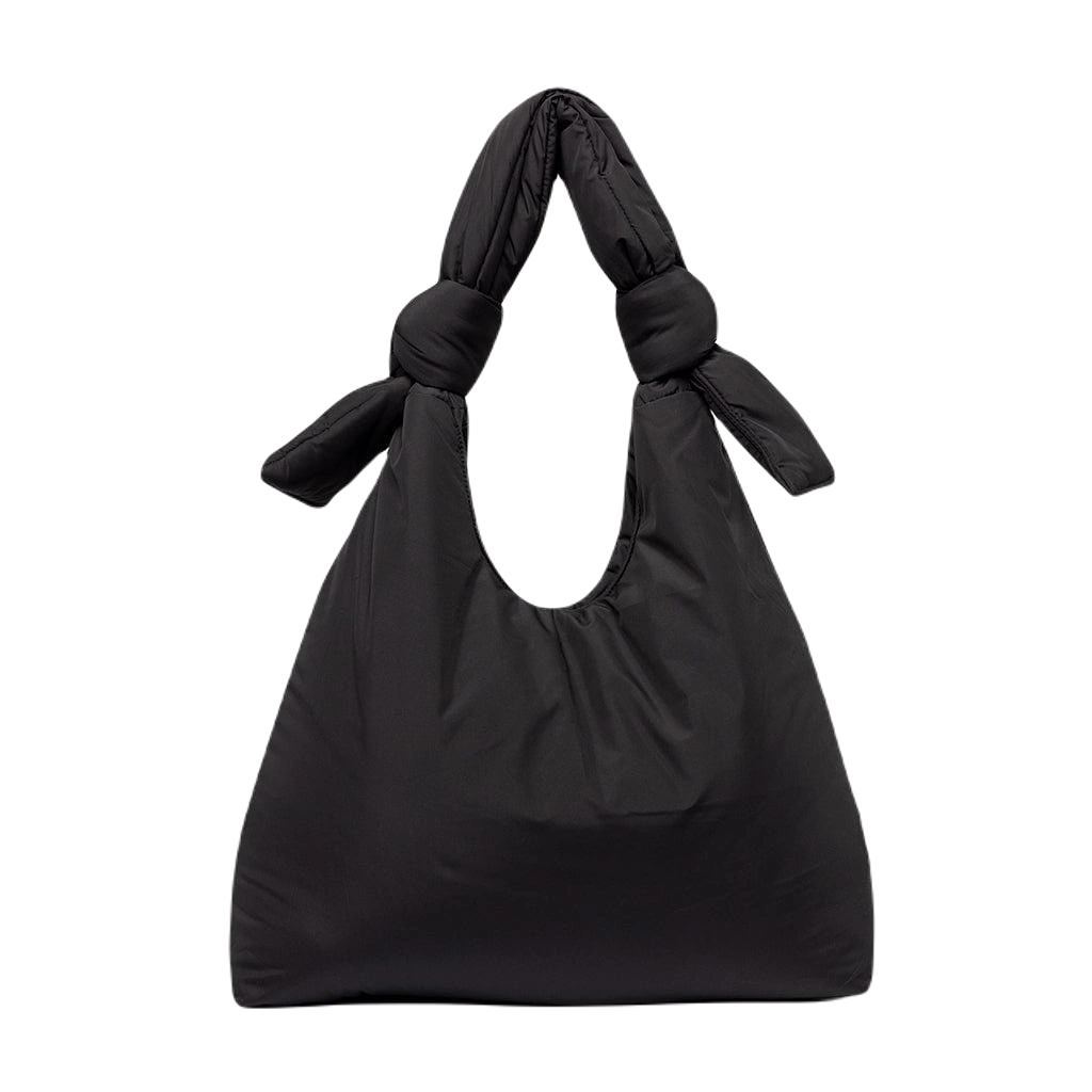 Lefrik Biwa puffy skuldertaske sort