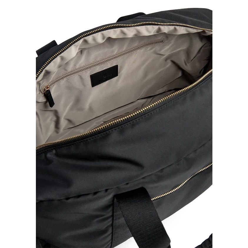 Markbeg hike weekendtaske sort, indvendig lyst for