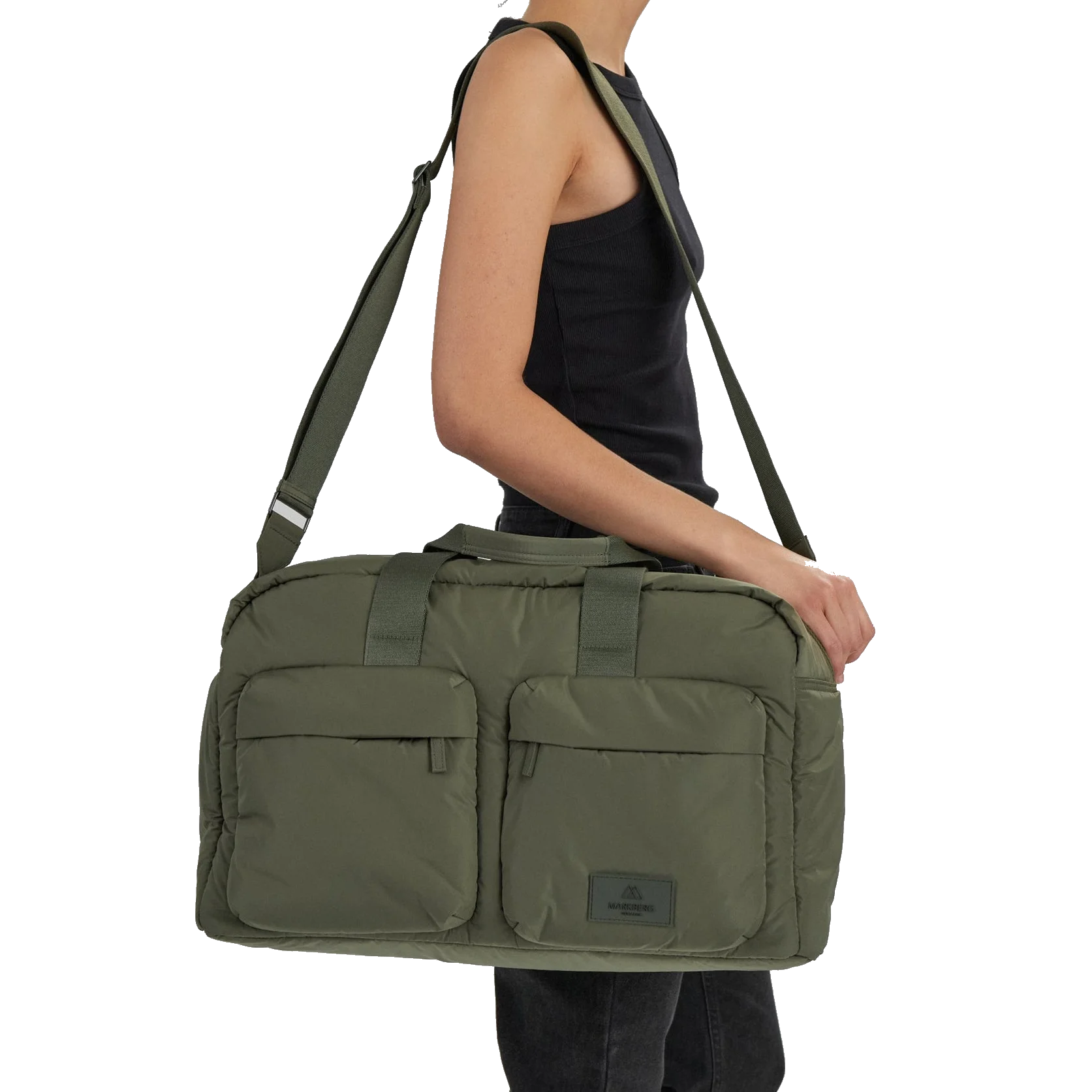 Dame med Markerg More rejsetaske oliven