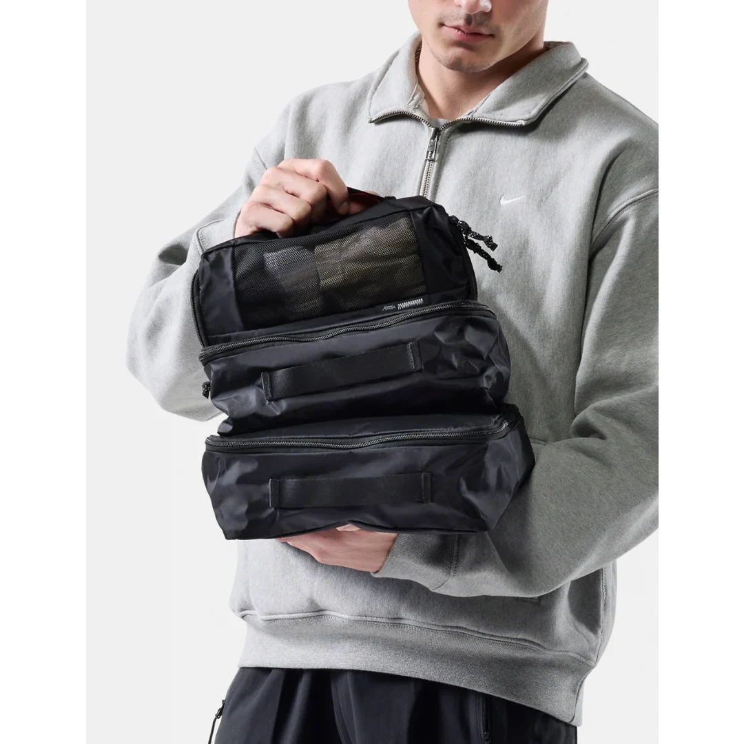 mand med Matador packing cubes, set med 3 styk, sort