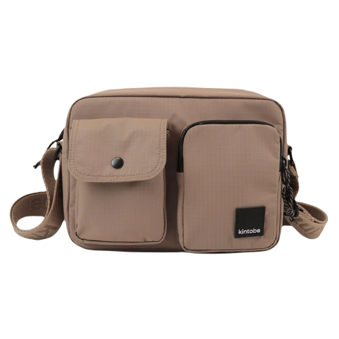kintobe miles taupe crossbody taske