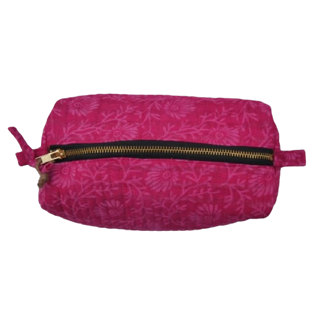 narikind lille pink toilettaske, fra oven