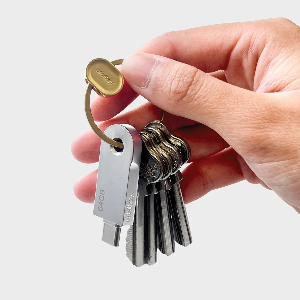Orbitkey USB-C 4 GB på nøglering