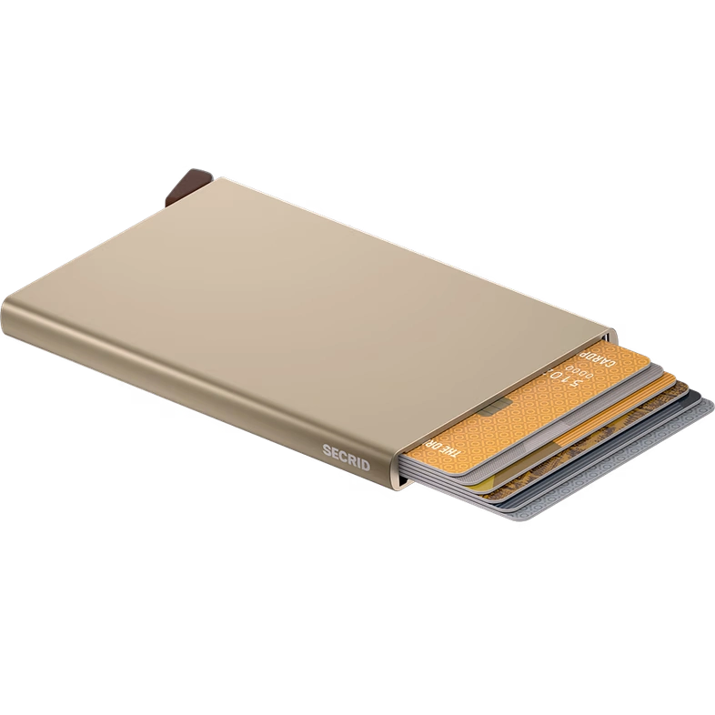 Secrid kortholder i farven cashmere, med cardflow